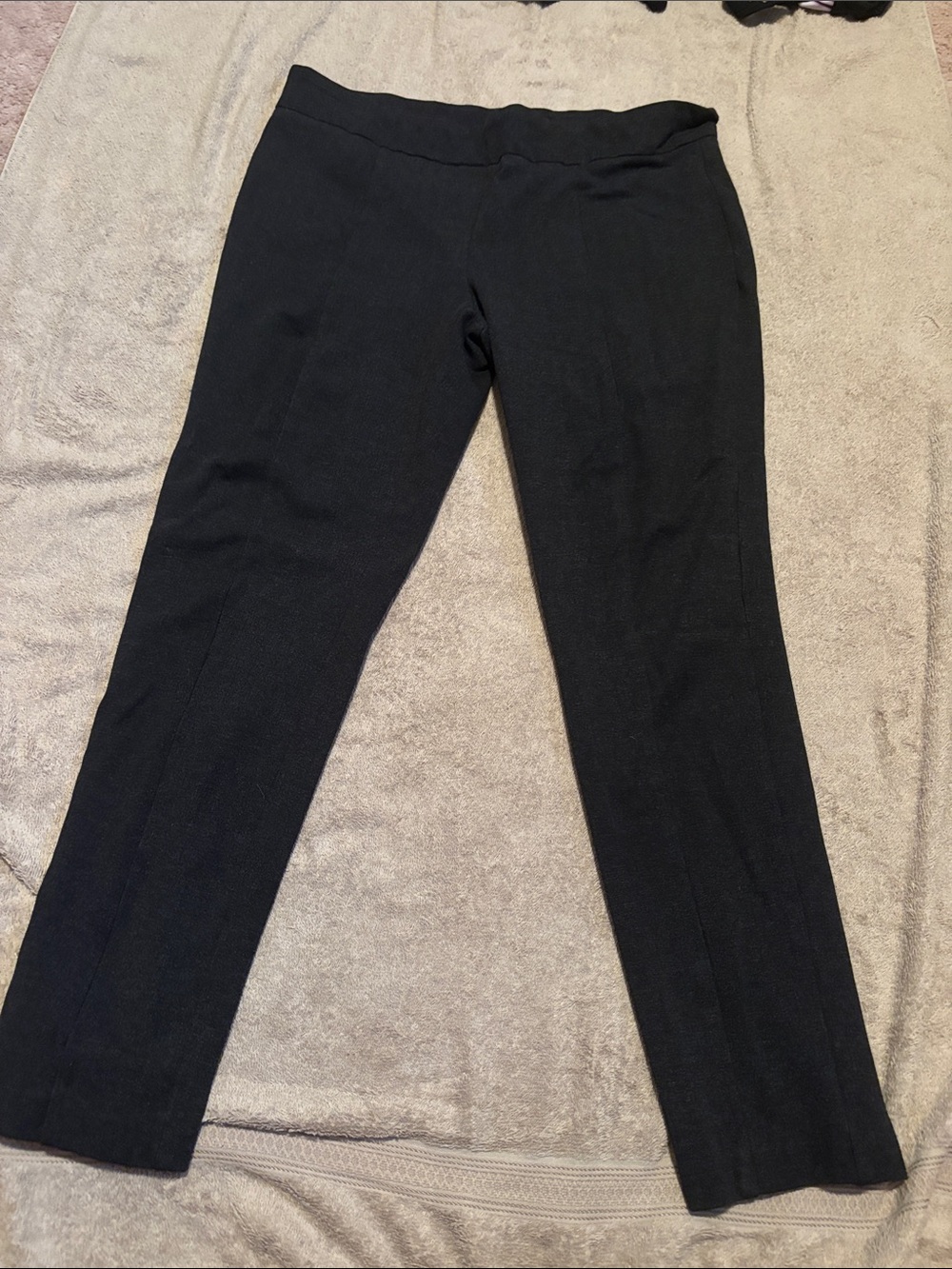 Dalia Black Ponte Ankle Cropped Pants